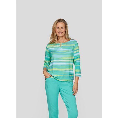 Rabe Shirt met 3/4 mouwen met geraffte ronde hals en split, Kleding | Dames, Overige Dameskleding, Nieuw, Verzenden
