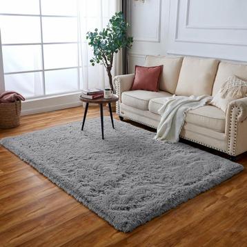 140 x 200 cm Hoogpolige tapijt voor woon- en slaapkamer -...