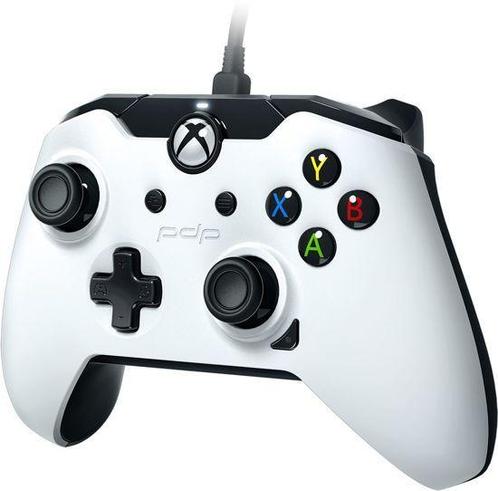 Xbox One Controller Wired - Wit  - PDP Xbox One, Spelcomputers en Games, Spelcomputers | Xbox | Accessoires, Zo goed als nieuw
