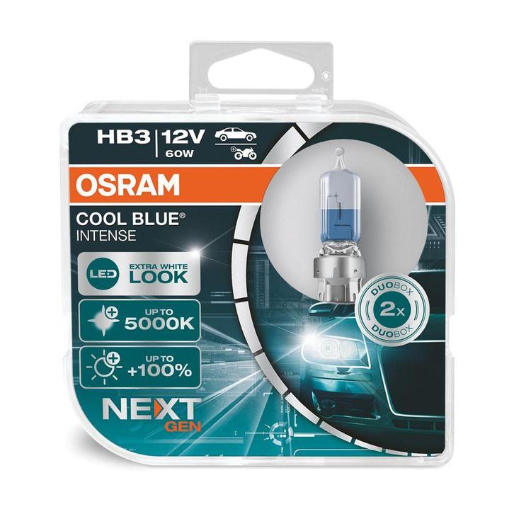 Osram HB3 12V 60W P20d Cool Blue Intense (NEXT GEN) 2 Stuks, Auto-onderdelen, Verlichting, Nieuw, Ophalen of Verzenden