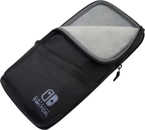Hori Slim Pouch Case voor Nintendo Switch - Zwart, Spelcomputers en Games, Spelcomputers | Nintendo Switch, Zo goed als nieuw