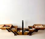 Naaidoos - Vintage naaibox met accessoires - Hout