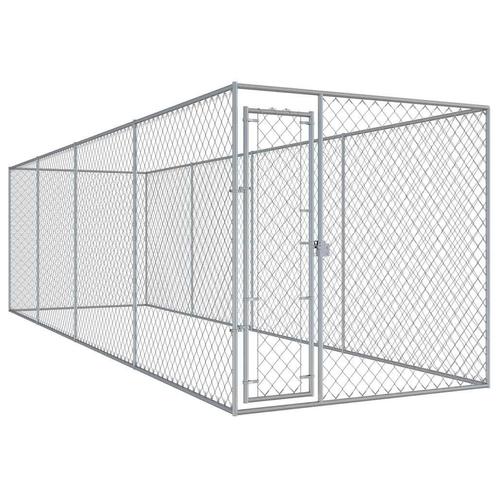 vidaXL Hondenkennel voor buiten 760x192x185 m, Dieren en Toebehoren, Honden-accessoires, Nieuw, Verzenden