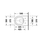 Toilet Duravit D-Neo HygieneGlaze Wand Rimless Diepspoel 54, Ophalen of Verzenden, Nieuw