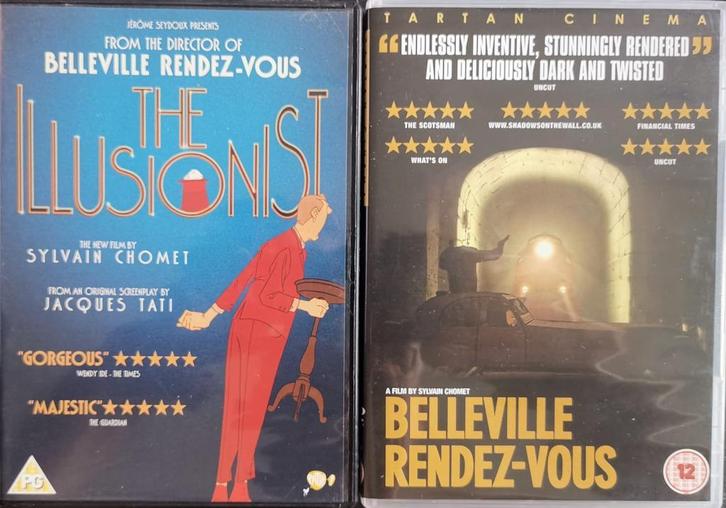 the Illusionist + Belleville Rendez-Vous    Gratis verzenden, Cd's en Dvd's, Dvd's | Tv en Series, Zo goed als nieuw, Overige genres