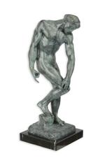 A BRONZE SCULPTURE OF ADAM (Beeldjes - Decoratie, Interieur), Antiek en Kunst, Verzenden