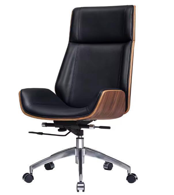 Luxe Leren Bureaustoel – Ergonomisch, Verstelbaar & Draaibaa, Huis en Inrichting, Stoelen, Nieuw, Verzenden