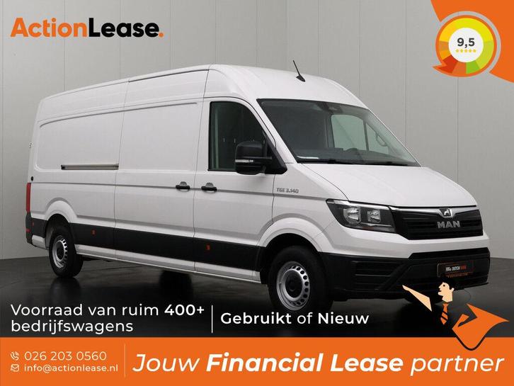 MAN TGE Bestelbus L4 H3 2024 Diesel Handgeschakeld, Auto's, Bestelauto's, Te koop, Zwart, Handgeschakeld, Financial lease, BTW verrekenbaar
