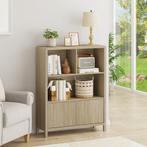 Dressoir Lukkodso eikenkleurig 103x80x28 cm [en.casa], Huis en Inrichting, Kasten | Dressoirs, Verzenden, Nieuw