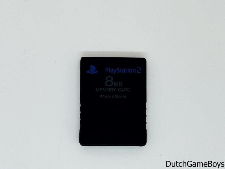 Playstation 2 / PS2 - Memory Card - 8 MB - Original - Black, Spelcomputers en Games, Spelcomputers | Sony PlayStation 2, Gebruikt