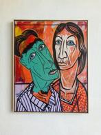 Peter Krusche - Grün-Kopf, Antiek en Kunst, Kunst | Schilderijen | Modern