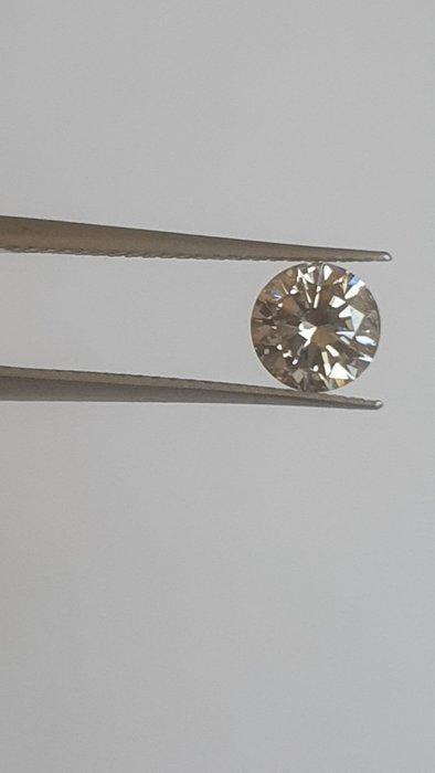 1 pcs Diamant - 0.87 ct - Rond - P2, Sieraden, Tassen en Uiterlijk, Edelstenen