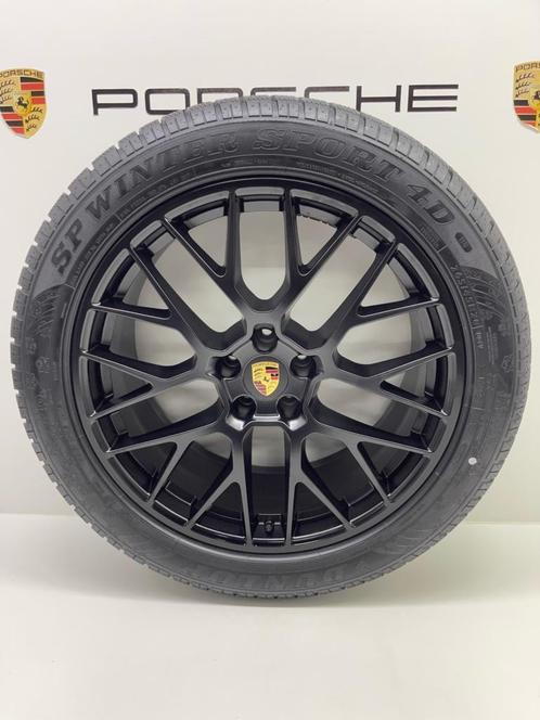 Porsche Macan ORIGINELE 20 RS Spyder GTS met banden (7-8 mm), Auto-onderdelen, Banden en Velgen, 20 inch, Winterbanden, 295 mm