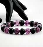 Onyx - Black ONYX met gebarsten QUARTZ – Chique dual-energie