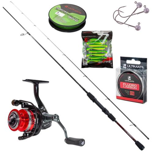 Ultimate Light Jig Shad Set 1.90m (3-12g), Watersport en Boten, Hengelsport | Algemeen, Nieuw, Verzenden