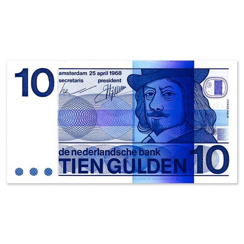 10 Gulden Frans Hals 1968 ZFr+, Postzegels en Munten, Bankbiljetten | Nederland, Verzenden