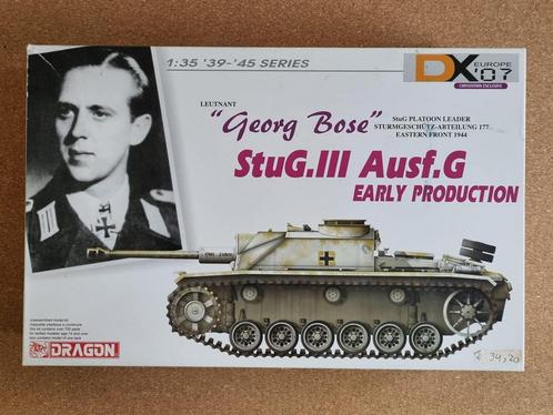 Dragon 6417 StuG. III Ausf. G Georg Bose 1:35 + metal, Hobby en Vrije tijd, Modelbouw | Auto's en Voertuigen, Verzenden