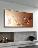 Ksavera - Bronze Japanese birds J419 - painting on XXL, Antiek en Kunst