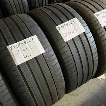 2 x Pirelli PZero 275-35-21 Zomerbanden 4mm beschikbaar voor biedingen