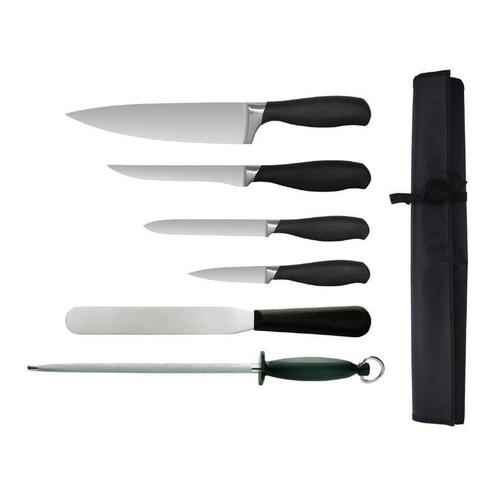 Messenset soft-griep 6 delig Vogue, Zakelijke goederen, Horeca | Keukenapparatuur, Nieuw in verpakking, Verzenden