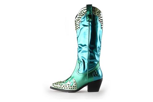 Cowboy laarzen in maat 41 Groen | 10% extra korting, Kleding | Dames, Schoenen, Groen, Zo goed als nieuw, Verzenden