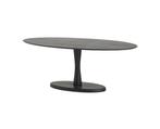 Eettafel Flare ovaal 200 cm - Zwart | Nijwie, Ophalen of Verzenden, Nieuw