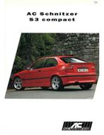 1994 BMW AC SCHNITZER S3 COMPACT BROCHURE DUITS, Nieuw, BMW, Author