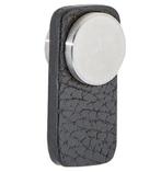Knop tong Leder zwart 20x40 mm, Verzenden, Nieuw