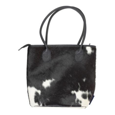 handtas koehuid zwart/wit 30cm*, Huis en Inrichting, Woonaccessoires | Overige, Verzenden