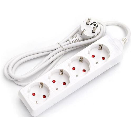 Stekkerdoos - Verlengsnoer - Aigi Wayne - 3680W - 4, Doe-het-zelf en Verbouw, Elektra en Kabels, Nieuw, Ophalen of Verzenden