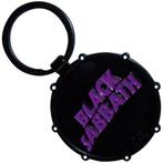 Black Sabbath - Wavy Logo & Daemon Drum - Sleutelhanger, Ophalen of Verzenden, Nieuw, Gebruiksvoorwerp