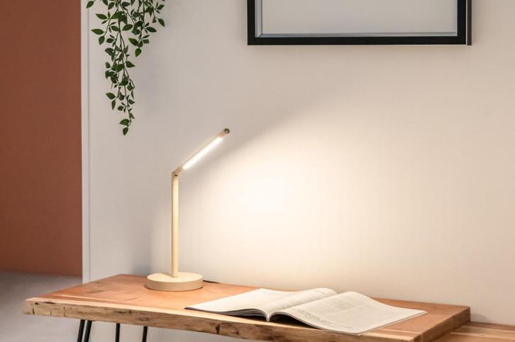 Rietveld Tafellampen - Beige - Metaal, Huis en Inrichting, Lampen | Tafellampen, Verzenden