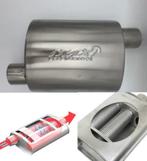 MAX turbo style Flo Performance rvs uitlaat demper 2,5 inch, Ophalen of Verzenden, Nieuw