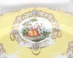 Een porseleinen Meissen sierschotel, Duitsland, 19e eeuw