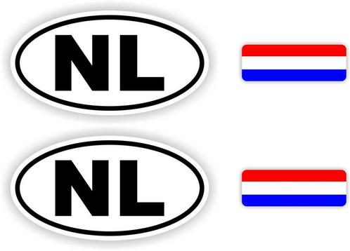 NL, Nederland auto sticker set., Auto diversen, Autostickers, Ophalen of Verzenden