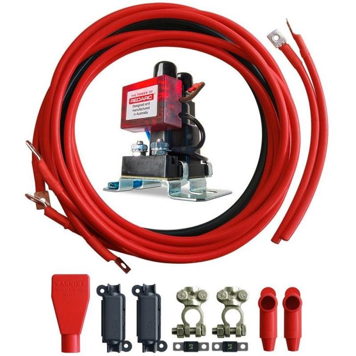 REDARC Smart Start Battery Isolator & Wiring Kit - 12V 100A, Auto diversen, Tuning en Styling, Ophalen of Verzenden