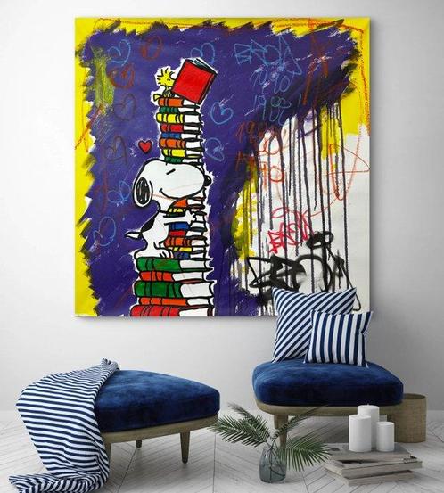 Freda People (1988-1990) - Snoopy, Antiek en Kunst, Kunst | Schilderijen | Modern