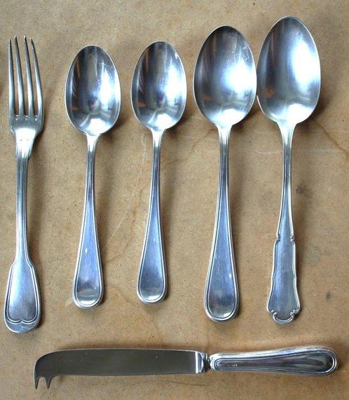 Cesa, Callegaro e altri - Bestekset (16) - Zilver, Antiek en Kunst, Antiek | Goud en Zilver
