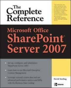 Microsoft Office SharePoint Server 2007: the complete, Boeken, Taal | Engels, Gelezen, Verzenden