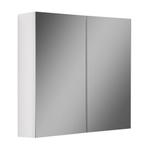 Badkamerkast Cuba 80 x 16 x 70 cm Wit Spiegelkast Badkamer, Verzenden, Nieuw, Spiegelkast