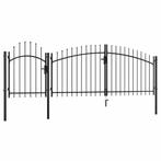 vidaXL Poort 2,25x4 m staal zwart, Verzenden, Nieuw