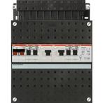 ABB groepenkast 1-fase, 4 groepen, 2 Aardlekschakelaars 2-P,, Doe-het-zelf en Verbouw, Ophalen of Verzenden, Nieuw