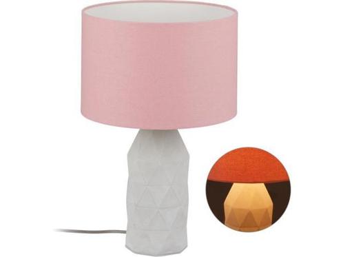 Veiling - Relaxdays tafellamp industrieel beton, Huis en Inrichting, Lampen | Tafellampen