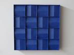 2025 - 79 Indisch blauw minimalistisch wandrelief
