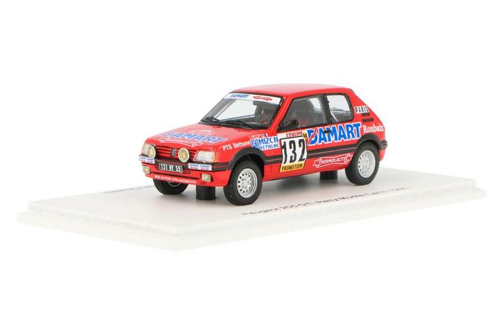 Peugeot 205 GTI S9456 Spark Models  Modelauto 1:43 1986, Hobby en Vrije tijd, Modelauto's | 1:43, Verzenden