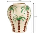 Mica Decorations Paradiso Vaas - H32 x Ø26 cm - Keramiek -, Huis en Inrichting, Woonaccessoires | Overige, Verzenden, Nieuw