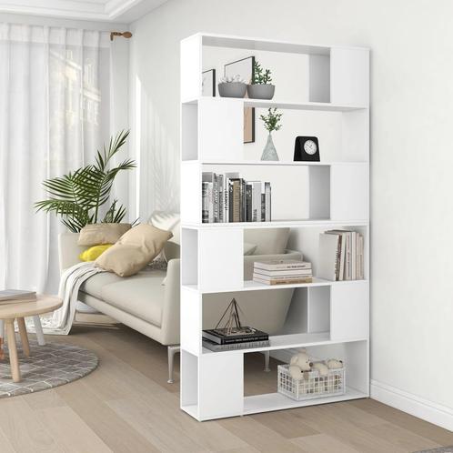 vidaXL Boekenkast/kamerscherm 100x24x188 cm wit, Huis en Inrichting, Kasten | Boekenkasten, Minder dan 25 cm, Nieuw, Overige houtsoorten
