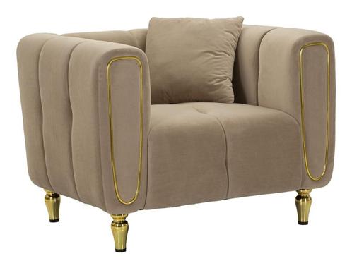 FAUTEUIL ALMA GRIJS MET KUSSEN CM 97X81X71, Huis en Inrichting, Fauteuils, Ophalen of Verzenden