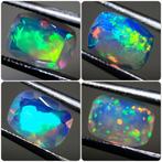 Ct. 3,40 Ethiopische Opalen - Rechthoekige facetgeslepen -