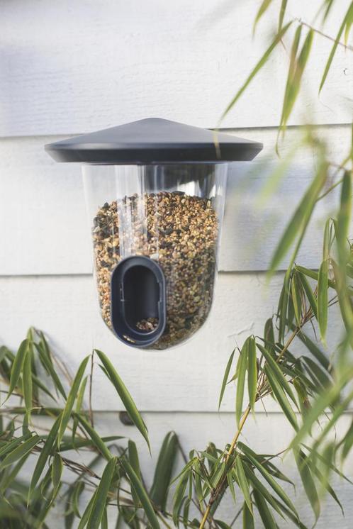 Singing Friend Feedr grijs, Dieren en Toebehoren, Vogels | Hokken en Kooien, Nieuw, Ophalen of Verzenden